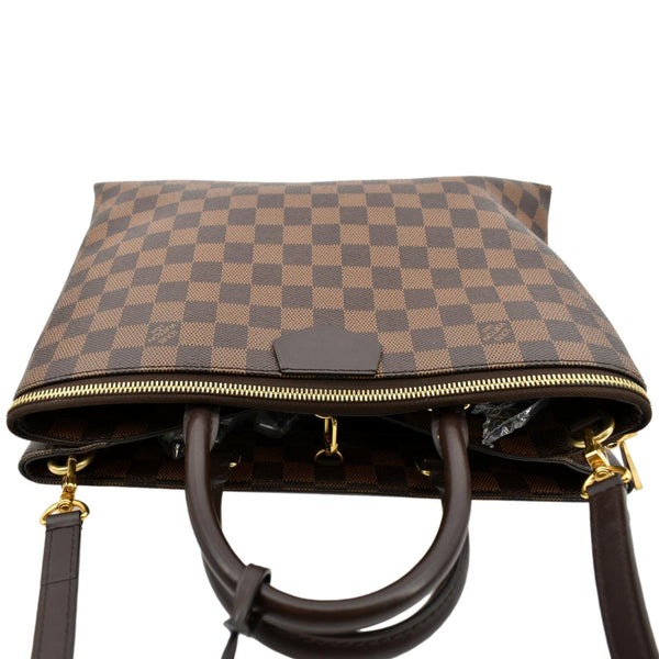 LOUIS VUITTON Brompton Damier Ebene Shoulder Bag Brown