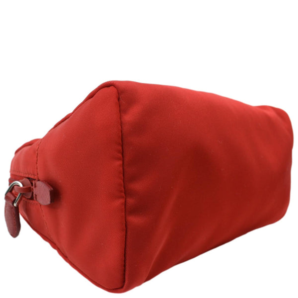 PRADA Nylon Cosmetic Case Red