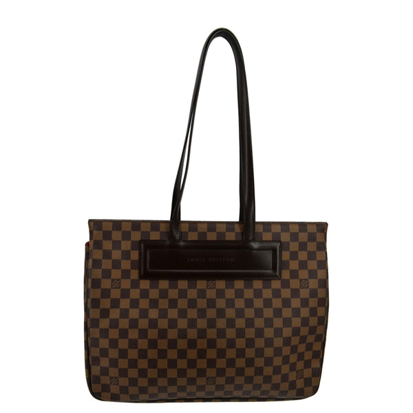 Louis Vuitton Parioli GM Damier Ebene Tote Shoulder Bag - Back