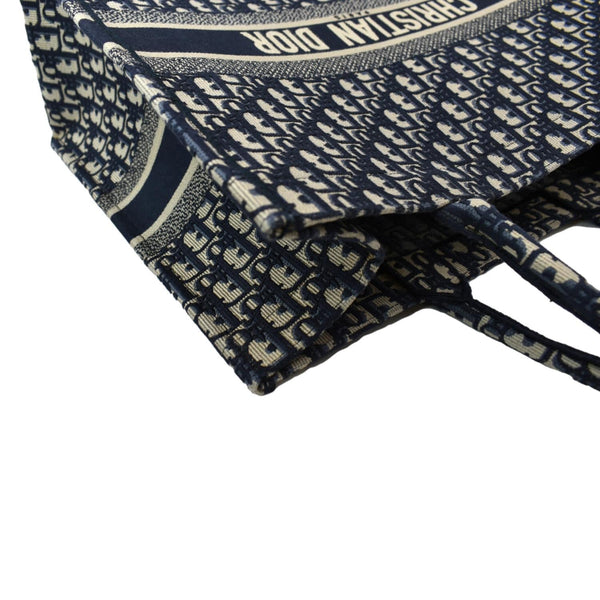 CHRISTIAN DIOR Large Book Oblique Embroidered Canvas Tote Bag Multicolor - Hot Deals