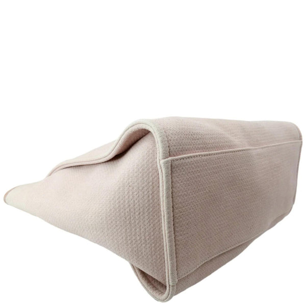 CHANEL Deauville Large Canvas Tote Bag Light Pink