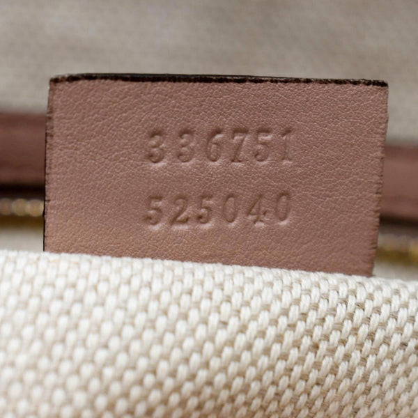 GUCCI Soho Small Patent Leather Shoulder Bag Neutral 336751