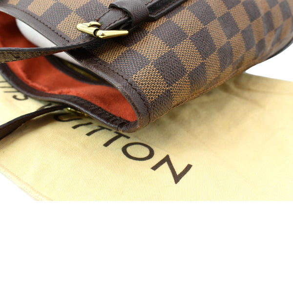 LOUIS VUITTON Marais Bucket Damier Ebene Shoulder Bag Brown
