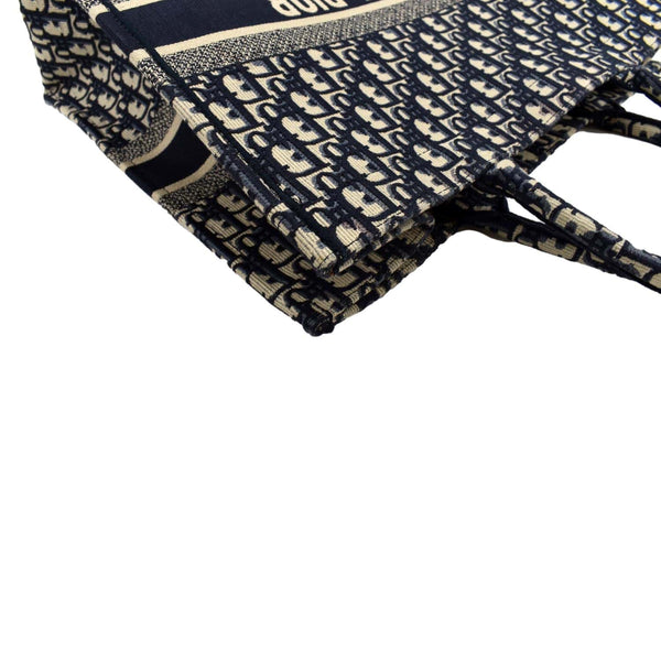 Christian Dior Large Book Oblique Embroidered Tote Bag -Top Right