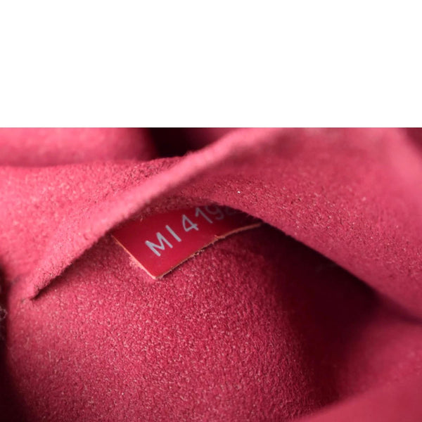 LOUIS VUITTON Alma BB Epi Leather Satchel Crossbody Bag Red