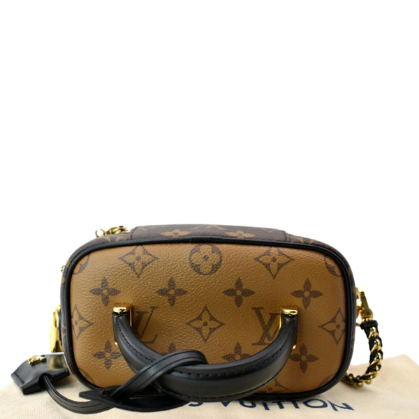 LOUIS VUITTON Vanity PM Monogram Reverse Canvas Crossbody Bag Brown