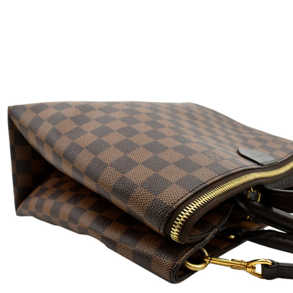 LOUIS VUITTON Brompton Damier Ebene Shoulder Bag Brown