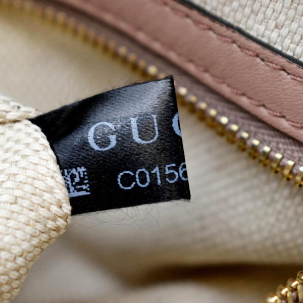 GUCCI Soho Small Patent Leather Shoulder Bag Neutral 336751