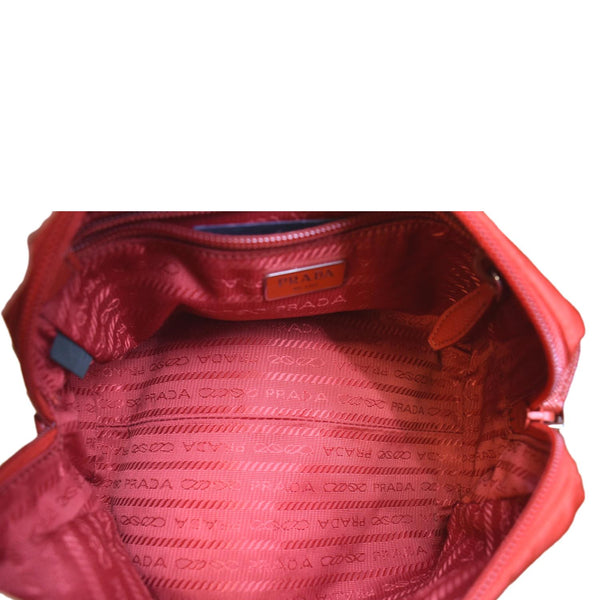 PRADA Nylon Cosmetic Case Red