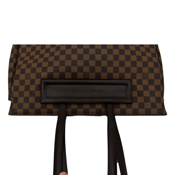 Louis Vuitton Parioli GM Damier Ebene Tote Shoulder Bag - Top