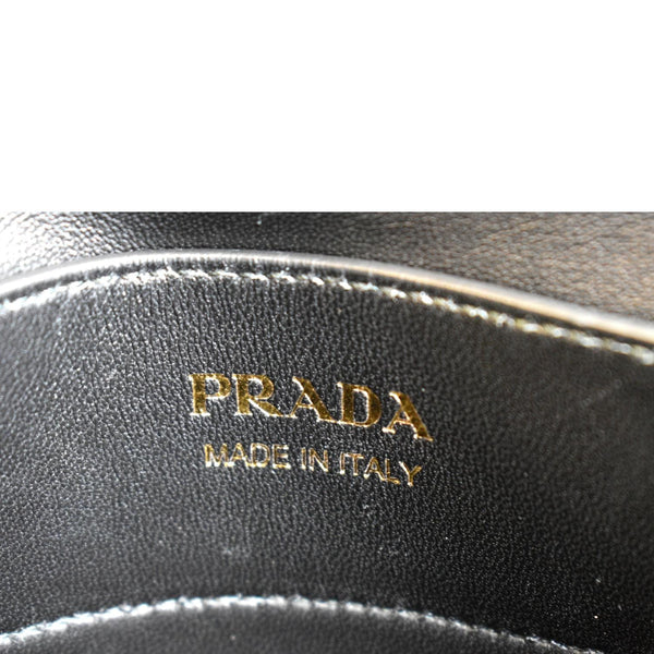 PRADA Medium Double Saffiano Leather Crossbody Bag White - Hot Deals