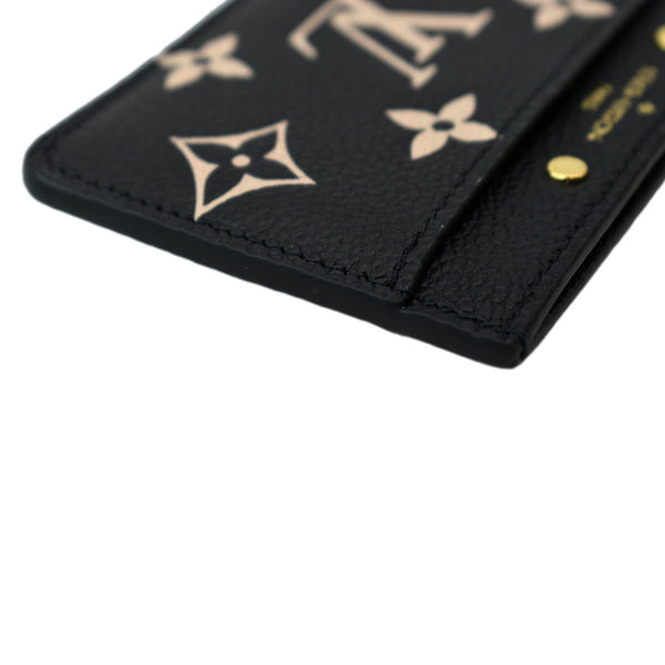 LOUIS VUITTON Card Holder Monogram Empreinte Leather Bicolor