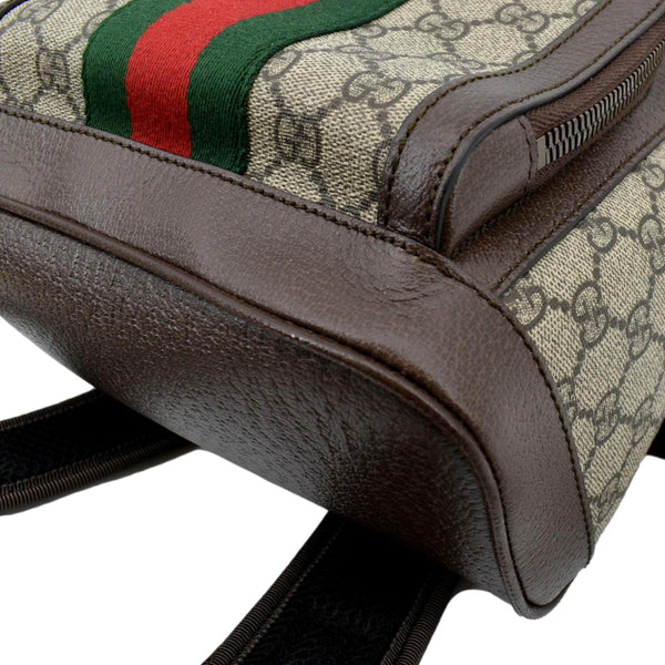 GUCCI Ophidia Small GG Supreme Canvas Backpack Beige 547965