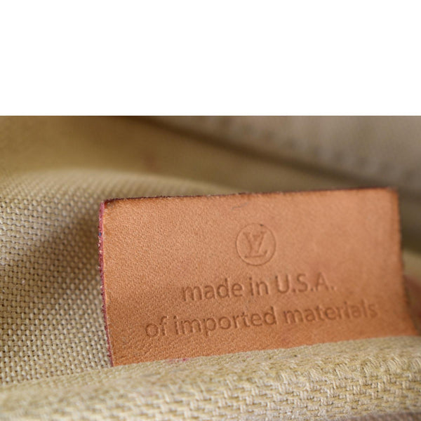 LOUIS VUITTON Favorite MM Damier Azur Crossbody Bag White