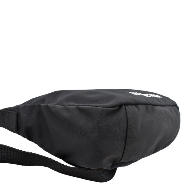 BALENCIAGA Wheel Nylon Shoulder Bag Black