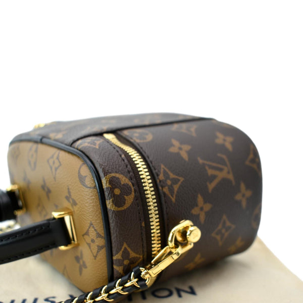 LOUIS VUITTON Vanity PM Monogram Reverse Canvas Crossbody Bag Brown