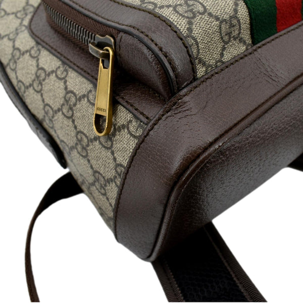 GUCCI Ophidia Small GG Supreme Canvas Backpack Beige 547965