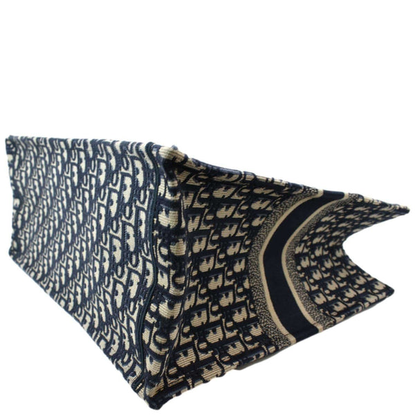 CHRISTIAN DIOR Large Book Oblique Embroidered Canvas Tote Bag Multicolor - Hot Deals