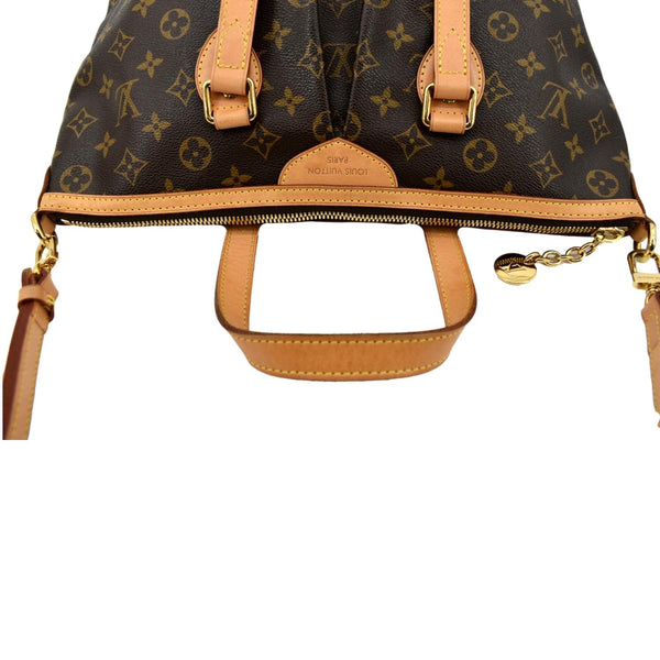 LOUIS VUITTON Palermo PM Monogram Canvas Shoulder Bag Brown