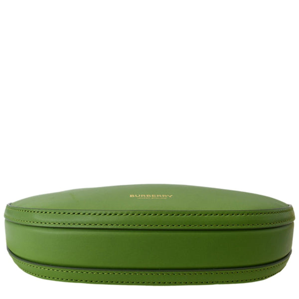 BURBERRY Olympia Mini Leather Chain Shoulder Bag Green
