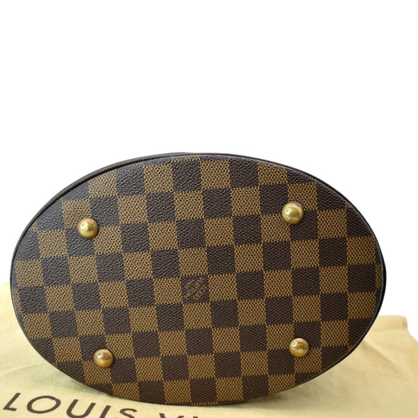 LOUIS VUITTON Marais Bucket Damier Ebene Shoulder Bag Brown