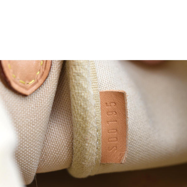 LOUIS VUITTON Favorite MM Damier Azur Crossbody Bag White