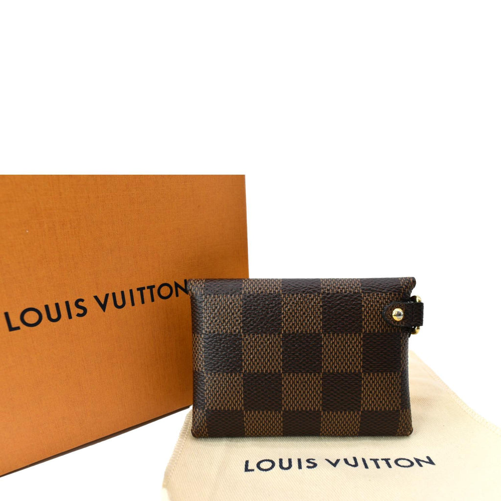 Kirigami leather clutch bag Louis Vuitton Brown in Leather - 38052464