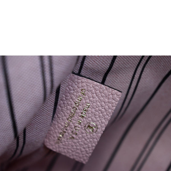 LOUIS VUITTON Metis Pochette Empreinte Leather Crossbody Bag Pink