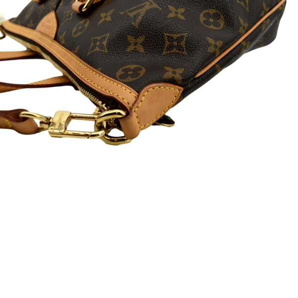 LOUIS VUITTON Palermo PM Monogram Canvas Shoulder Bag Brown