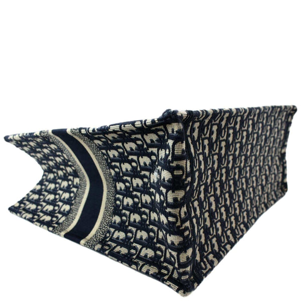 CHRISTIAN DIOR Large Book Oblique Embroidered Canvas Tote Bag Multicolor - Hot Deals