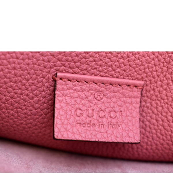 GUCCI Jackie Leather Shoulder Bag Pink 362971