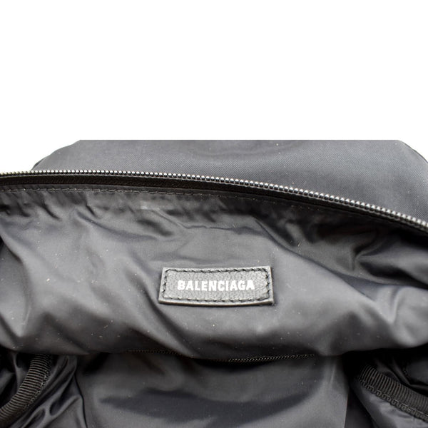 BALENCIAGA Wheel Nylon Shoulder Bag Black