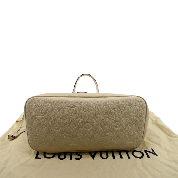 LOUIS VUITTON Neverfull MM Monogram Empreinte Tote Bag Tourterelle - Hot Deals