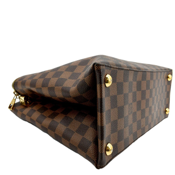 LOUIS VUITTON Brompton Damier Ebene Shoulder Bag Brown