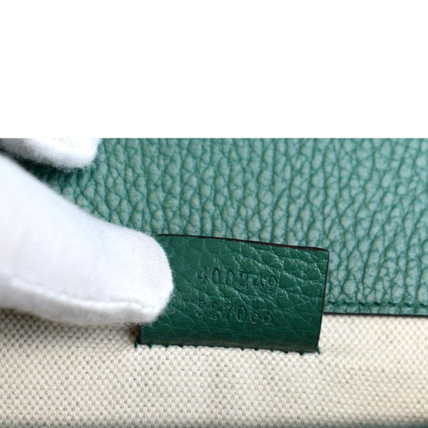 Gucci Dionysus Small Leather Shoulder Bag Emerald - Serial Number