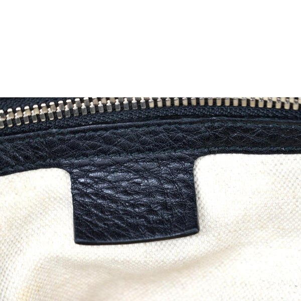 GUCCI GG Pebbled Leather Backpack Grey 322061