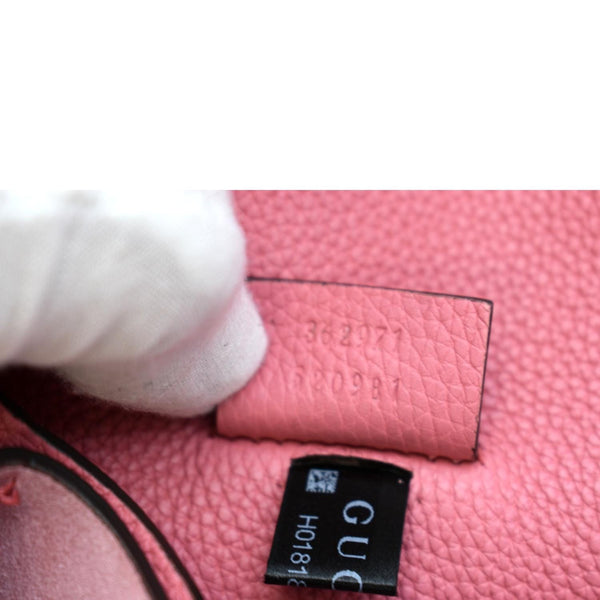 GUCCI Jackie Leather Shoulder Bag Pink 362971