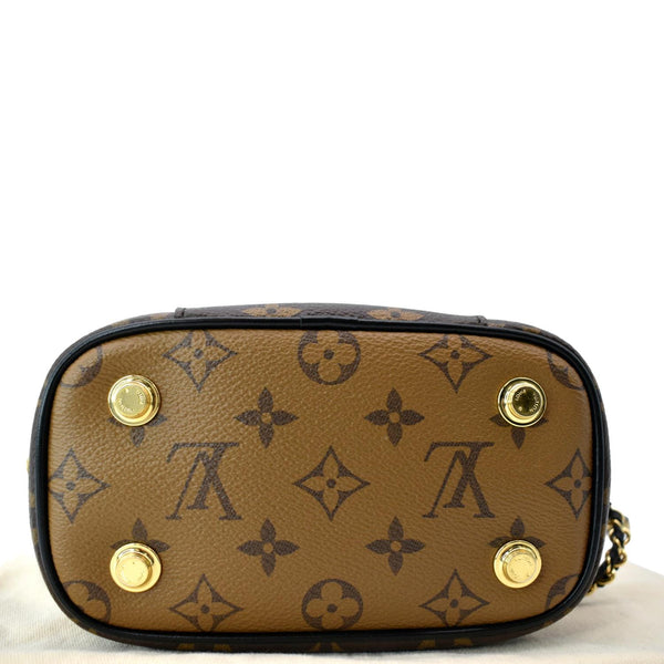 LOUIS VUITTON Vanity PM Monogram Reverse Canvas Crossbody Bag Brown
