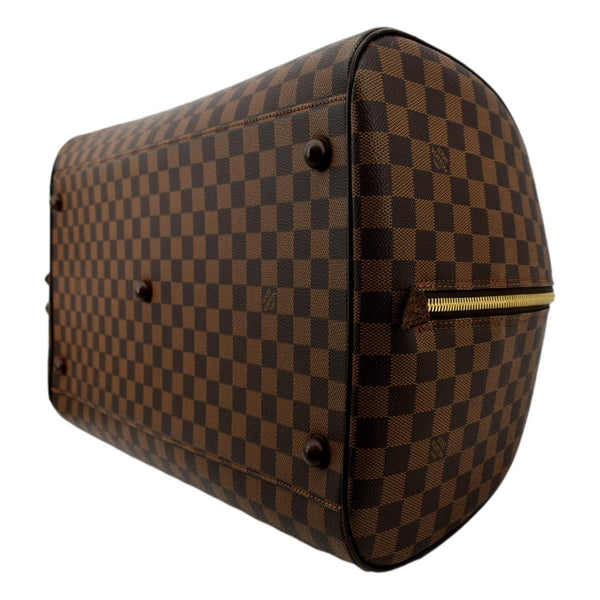 LOUIS VUITTON Ribera GM Damier Ebene Satchel Bag Brown