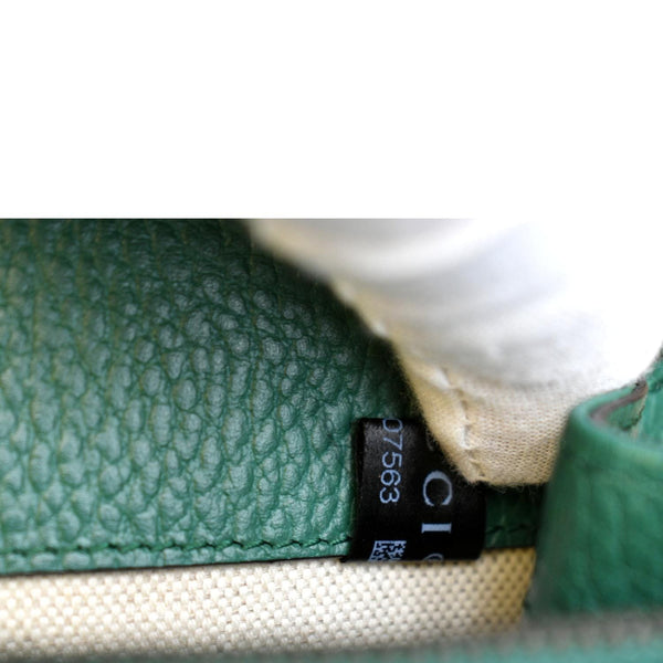Gucci Dionysus Small Leather Shoulder Bag Emerald - Other side of Tag
