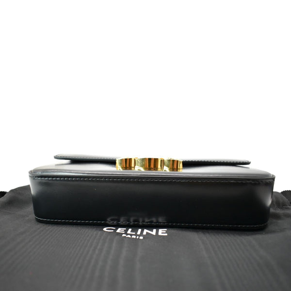 Celine Triomphe Calfskin Leather Shoulder Bag-DDH