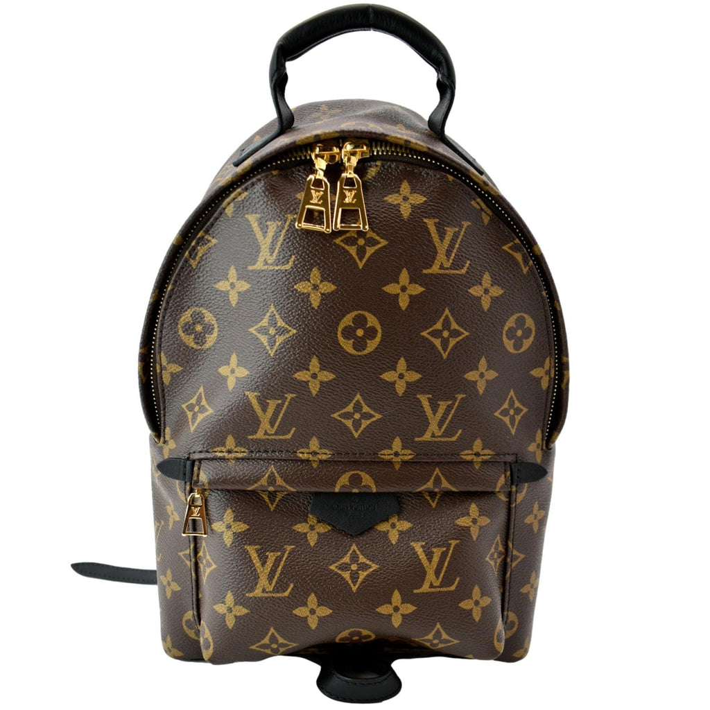 Palm springs cloth backpack Louis Vuitton Brown in Cloth - 36183213