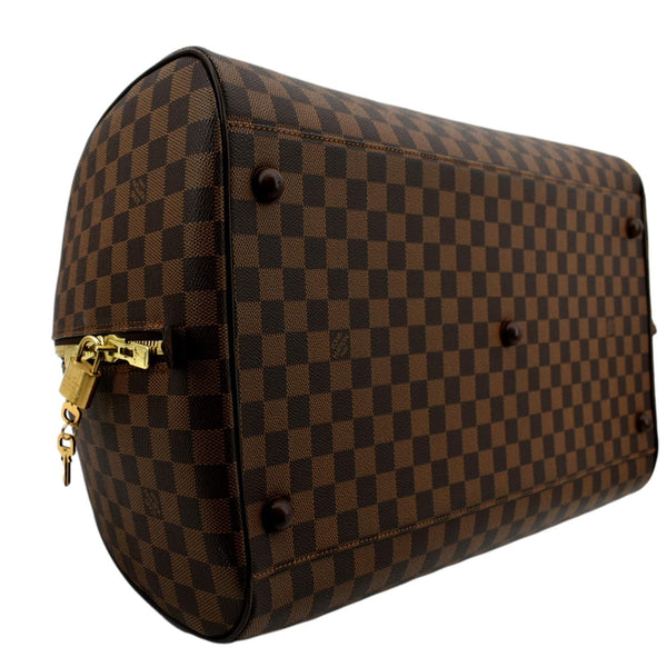 LOUIS VUITTON Ribera GM Damier Ebene Satchel Bag Brown