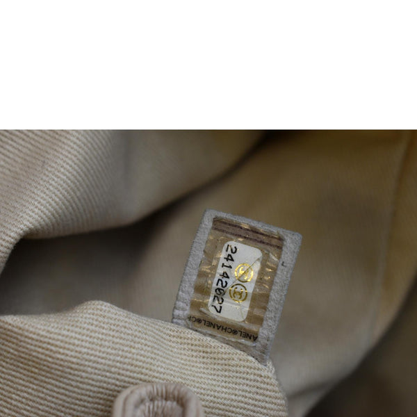 Chanel Zip Carry Grained Calfskin Leather Shopping Tote Bag - Stamp