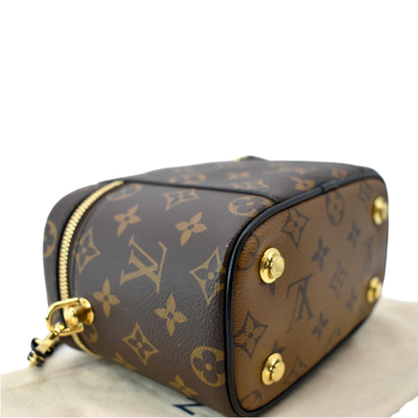LOUIS VUITTON Vanity PM Monogram Reverse Canvas Crossbody Bag Brown