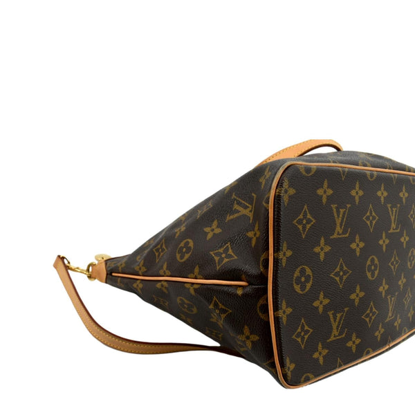 LOUIS VUITTON Palermo PM Monogram Canvas Shoulder Bag Brown
