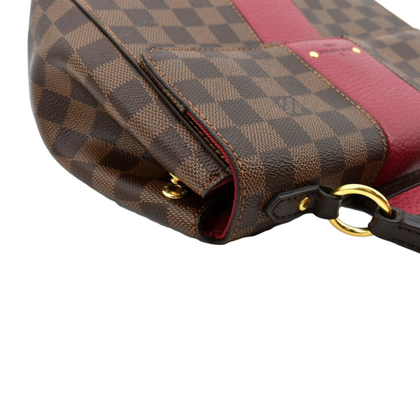 Louis Vuitton Bond Street MM Damier Ebene Satchel Bag - Top Left
