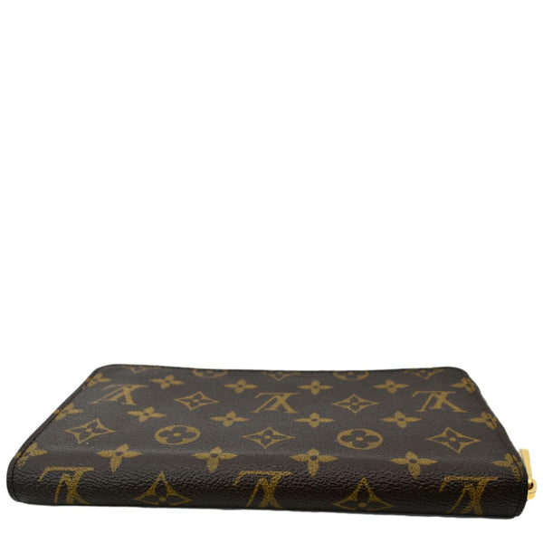 LOUIS VUITTON Zippy Organizer Monogram Canvas Wallet Brown