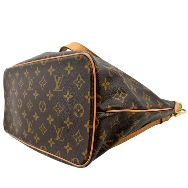 LOUIS VUITTON Palermo PM Monogram Canvas Shoulder Bag Brown