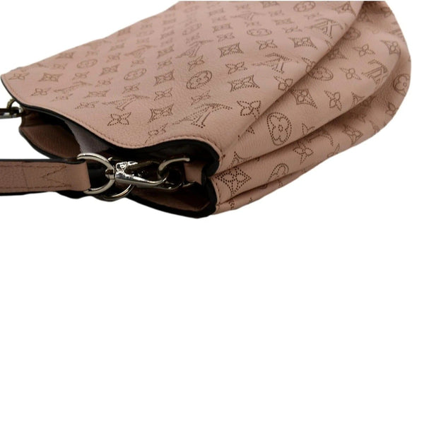 LOUIS VUITTON Babylone Mahina Calfskin Leather Satchel Bag Pink